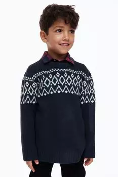 Жаккардовый свитер H&M