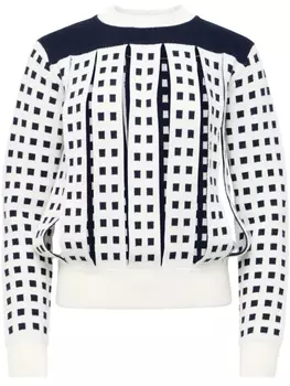 Жаккардовый свитер JW Anderson, белый
