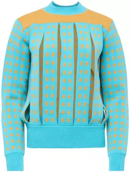 Жаккардовый свитер JW Anderson, синий