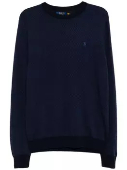 Жаккардовый свитер Polo Ralph Lauren, синий