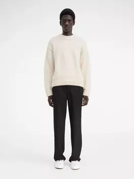 Жаккардовый свитер с логотипом JACQUEMUS The Pavane knit, белый