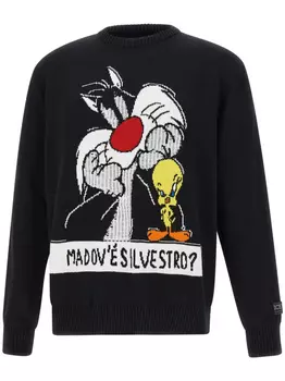 Жаккардовый свитер с рисунком Айсберга Iceberg, черный