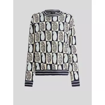 Жаккардовый свитер с узором пейсли ETRO, цвет multi