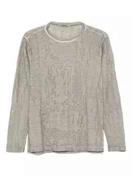 Жаккардовый свитер Transit, серый