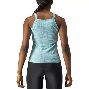 Жаккардовый топ Promessa Bavette женский Castelli, цвет Skylight