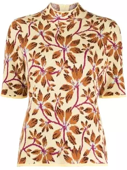 Жаккардовый топ с рисунком Ulla Johnson, мультиколор