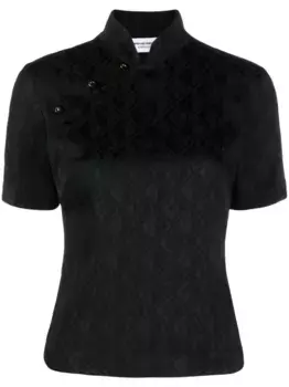 Жаккардовый топ с узором Crescent Moon Marine Serre, черный