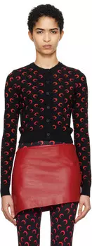 Жаккардовый вязаный кардиган Marine erre Moon Marine Serre