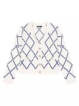 Жаккардовый вязаный кардиган Moove Maje