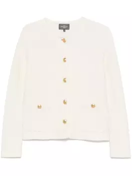 Жаккардовый жакет Eric Bompard, белый