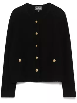 Жаккардовый жакет Eric Bompard, черный