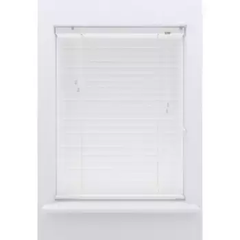 Жалюзи для моего дома «Амалия», (1 шт.), ламели шириной 50 мм из матового алюминия, с приводом от шнура My Home, цвет wei + wei + wei