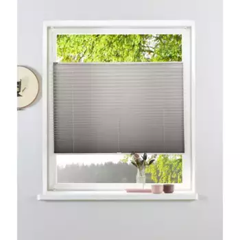 Жалюзи плиссе Bruno Banani «Lagos», светозащита, без сверления, натяжение, фиксированный размер, зажимная опора, светло-коричневый