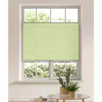 Жалюзи-плиссе для моего дома «LAHOLM», светозащита, без сверления, натяжение, фиксированный размер, зажимная опора My Home, светло-зеленый