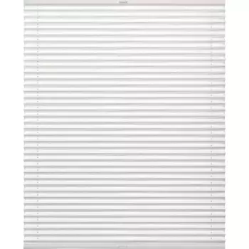 Жалюзи-плиссе Indeko «простые», светозащитные, с отверстием, натяжные, на заказ, цвет sand + wei