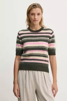 ЖАННА шерстяной свитер Samsoe Samsoe, зеленый