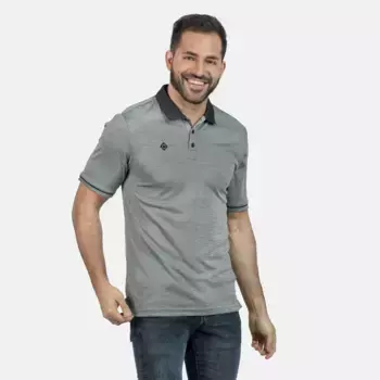 Zhao Izas мужская рубашка поло, серый