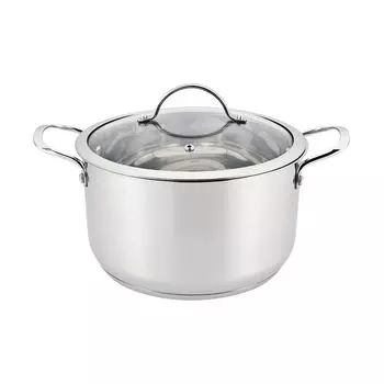 Жаровня из нержавеющей стали с крышкой 28 см, новая столовая культура neuetischkultur