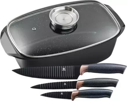 Жаровня KING "5 литров" 5 литров + высота 16,5 см., черный