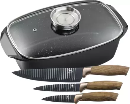 Жаровня KING "5 литров" + Высота 16,5 см., черный