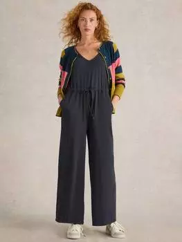 Жасмин органический хлопок комбинезон White Stuff, угольный