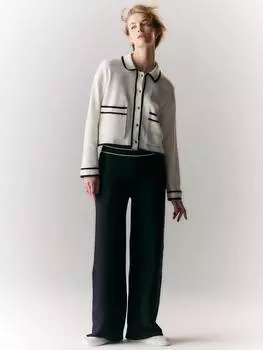 Жасмин вязаный кардиган Barbour, цвет Cloud