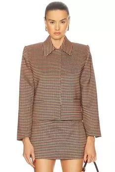 Жассаминовая куртка SER.O.YA, цвет Camel Houndstooth