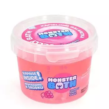 Желе для ванны малиновый 100г MONSTER BATH -, Marba