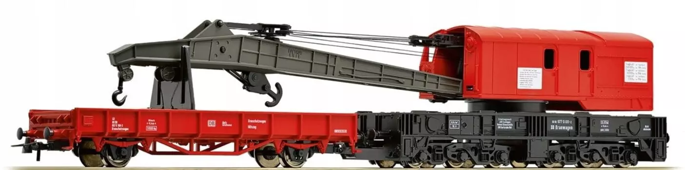 Железнодорожный кран с платформой Roco 56240