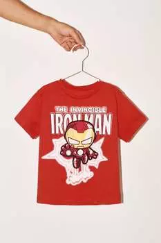 Железный человек футболка marvel Zara, красный