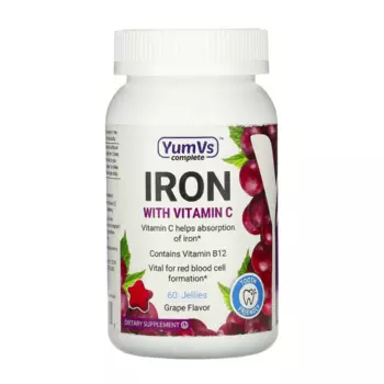Железо с витамином C YumV's 500 мг, 60 таблеток