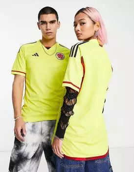 Желтая домашняя футболка adidas Football Colombia World Cup 2022