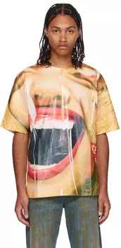 Желтая футболка Diesel Yellow T-Shirt