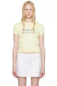 Желтая футболка Disney «Принцесса» Slim-Fit Coperni