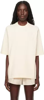 Желтая футболка Les Classiques 'Le t-shirt Typo' Jacquemus