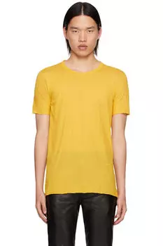 Желтая футболка Porterville Basic Rick Owens