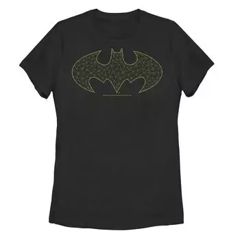 Желтая футболка с графическим логотипом и логотипом Juniors' DC Fandome Batman Licensed Character