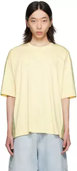 Желтая футболка с надписью «Curb Side» Lanvin
