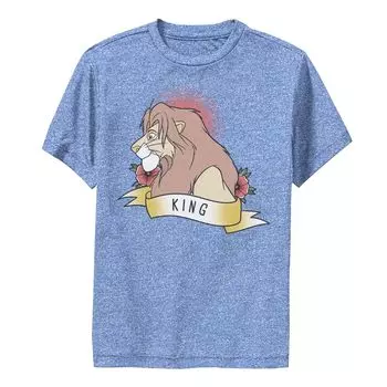 Желтая футболка с рисунком «Король Лев» для мальчиков 8–20 лет Disney's Simba King Licensed Character
