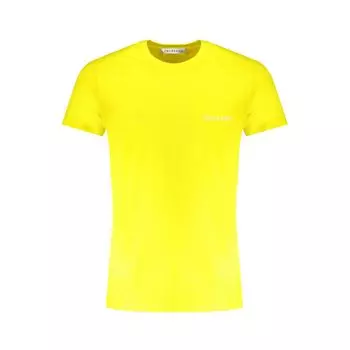 Желтая хлопковая футболка Trussardi