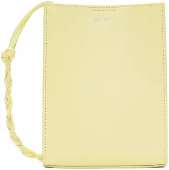 Желтая маленькая сумка с завязками Jil Sander