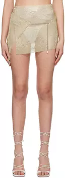 Желтая мини-юбка Winona Poster Girl