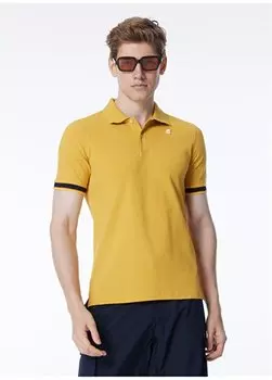 Желтая мужская футболка-поло K7121IW_VINCENT K-Way, желтый
