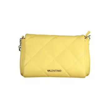 Желтая полиэтиленовая сумка Valentino Bags