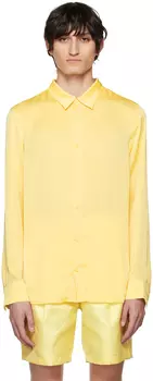 Желтая полупрозрачная рубашка Kanghyuk