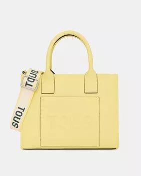 Желтая сумка через плечо La Rue среднего размера для шоппинга Tous, желтый