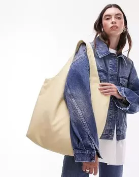 Желтая сумка с круглой ручкой Topshop Troy