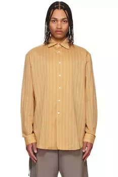 Желтая винтажная рубашка-трава SOSHIOTSUKI