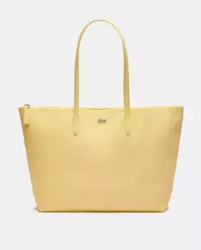 Желтая женская сумка-тоут L.12.12 Concept на молнии Lacoste, желтый
