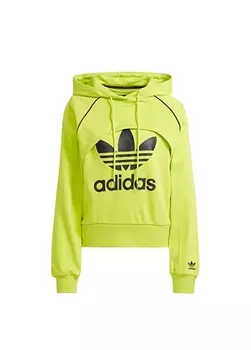 Желтая женская толстовка Adidas